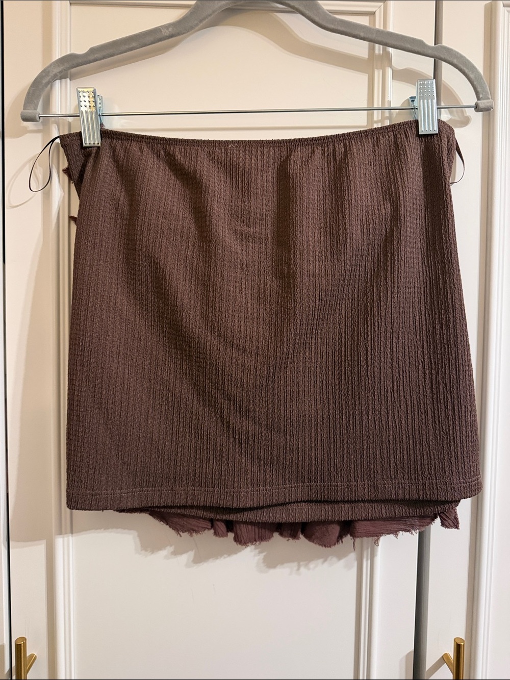 Zara Ruffled Strapless Top - Picture 2 of 2